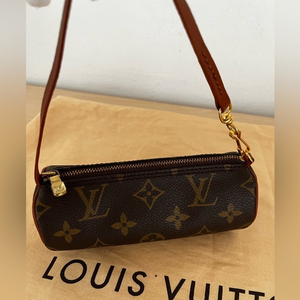 Louis Vuitton Monogram Papillon Golf Ball Holder EUC NWOT dust bag France - Picture 8 of 16